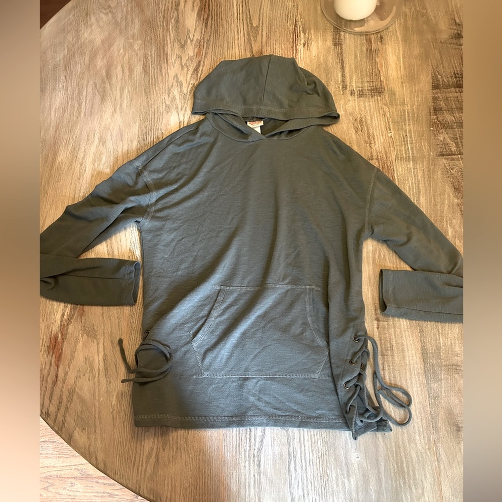 Olive green hoodie- cute and comfy